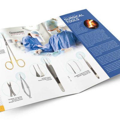 کاتالوگ تجهیزات پزشکی - طراحی کاتالوگ