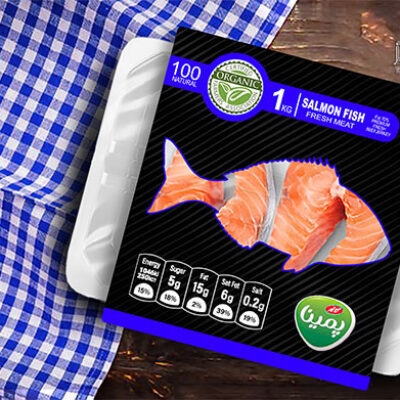 طراحی بسته بندی ماهی - مواد پروتئینی